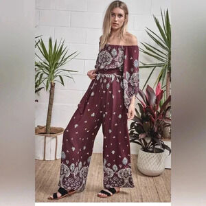 Jaase Of The Shoulders Jumpsuit
